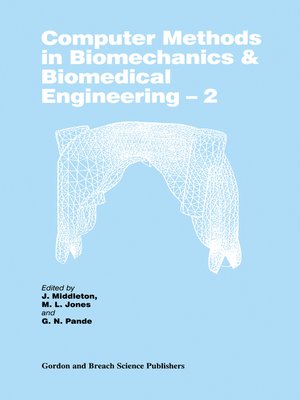 cover image of Computer Methods in Biomechanics and Biomedical Engineering  2